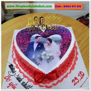 Bánh Sinh Nhật In Hình Ảnh - H667